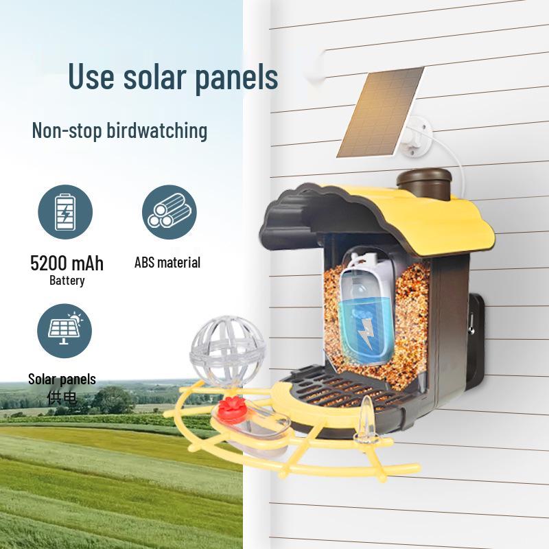 Smart Bird Feeder with Camera & ID: Automatic Feeding System