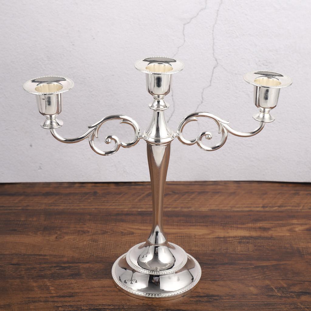 High-quality Modern, Durable and Luxurious 3-5-arm Iron Candle Holder Bracket Wedding Christmas Party Decoration