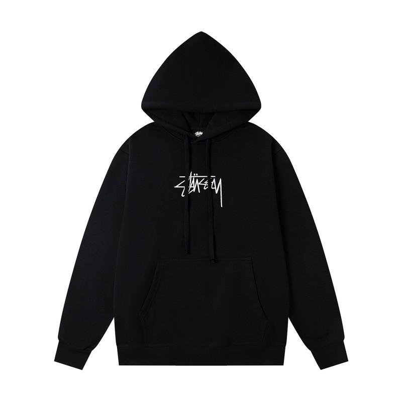 Unisex Oversized Cotton Hoodie With Minimalist Letter Embroidery Streetwear Casual Pullover Fall