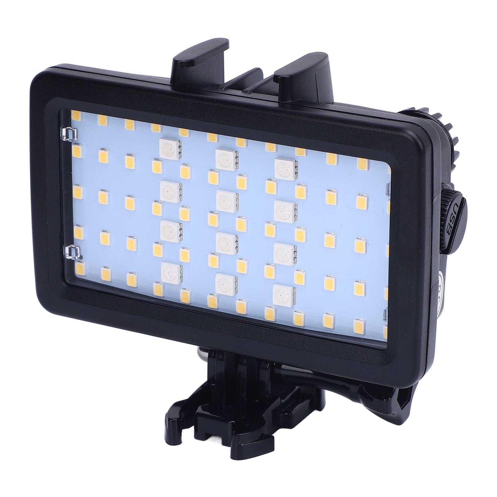 

Видео освещение Водонепроницаемый дайвинг-светильник 130 футов 40 м Светодиодный видеосвет 5000 до 6000K RGB Dive Fill