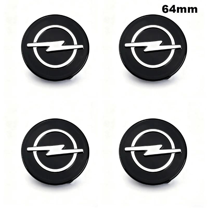 4pcs 58mm 64mm Wheel Center Cap Logo Hub Cover Badge Emblem Fit For Opel Insignia Astra Antara J H G F Corsa Zafira Tigra Mokka