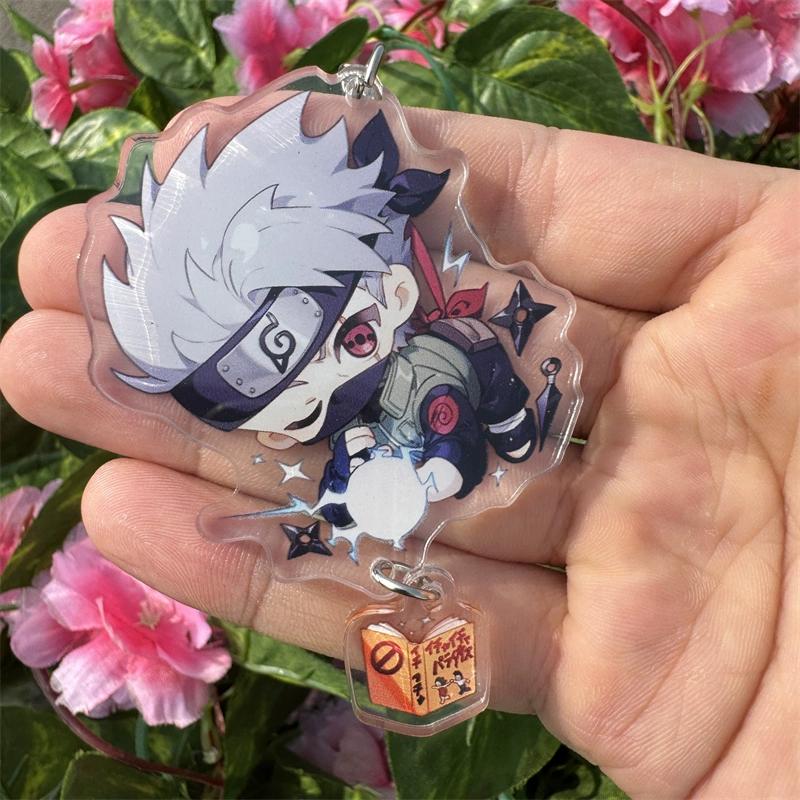 

Аксессуары для акриловых брелоков Аниме Наруто Брелок для ключей с рисунком из мультфильма Узумаки Наруто 8