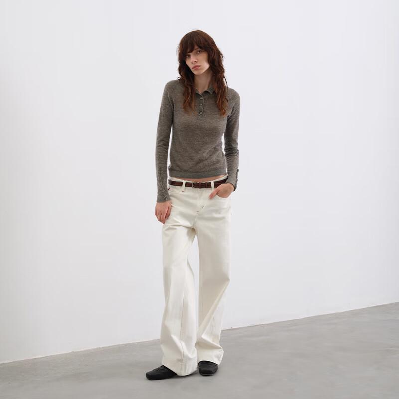 GREEN BELT Men's Half-Button Wool Pullover Sweater