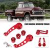 Universal Red Billet Aluminum Window Crank Handle Winders Car Truck Glass Door