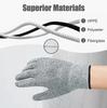 HPPE En388 Glass Hand Protective Industry Anti Cut Level 5 PU Coated Work Safety Cut Resistant Gloves for Work