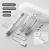 Led Lighted Ear Wax Removal Kit Magnifying Glass Soft Silicone Tips For Children Adults Ear Cleaning Tweezers Nose Clip Usb