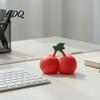 Cherry Fidget Toy Realistic Stress Relief Toy, Giant Squeeze Portable Reliever Soft Stretchy Simulation Fruit Sensory for Anxiety