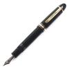 Excellent MONTBLANC Fountain Pen Meisterstück 149 White Star Black Gold 14K Mens Used