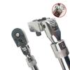 72-Tooth Extendable Flex-Head Ratchet Tool 1/4 3/8 &1/2-Inch Drives Wrench