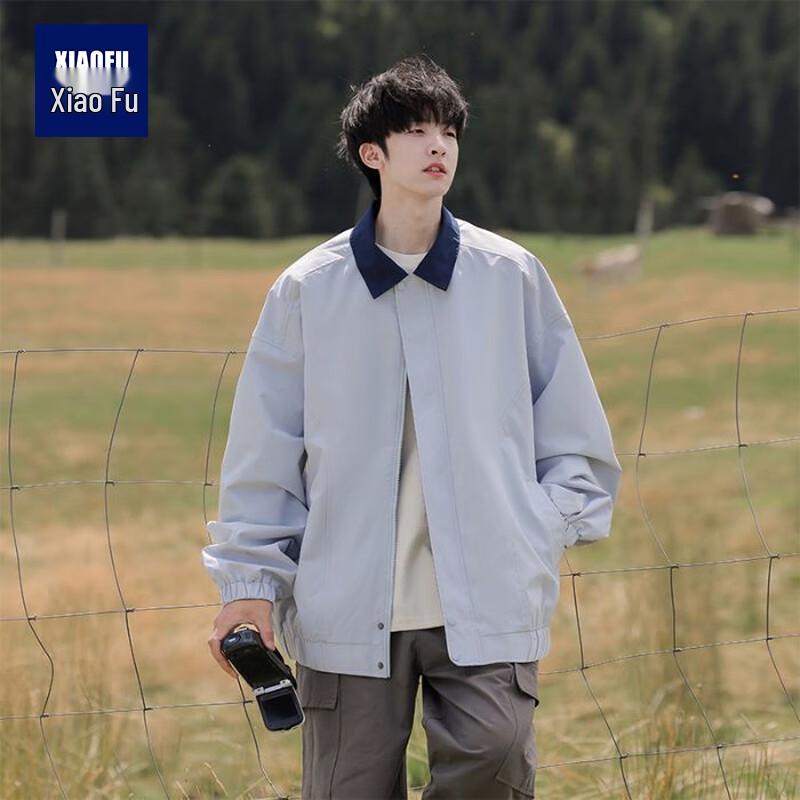 

Men s American Style Loose Fit Lapel Jacket XL