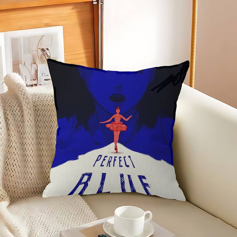 Anime P-Perfect B-Blue Cushion Cover Car Throw Pillow Case For Sofa Car Christmas Gift 40x40cm 45x45cm