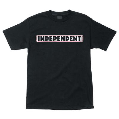 Independent Truck Co Bar Logo Skateboard Tee Black Unisex T-Shirt