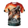 Moda de vară Jurassic Park Dinosaur 3D Print Tricou pentru copii Tricou casual Băieți Fete Îmbrăcăminte unisex pentru copii Tricou Topuri