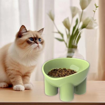 Raised Pet Food Bowl Anti-Slip Dog Cat Dish Anti Vomiting Elevated Pet Bowl for Indoor Pet Food Water Feeder