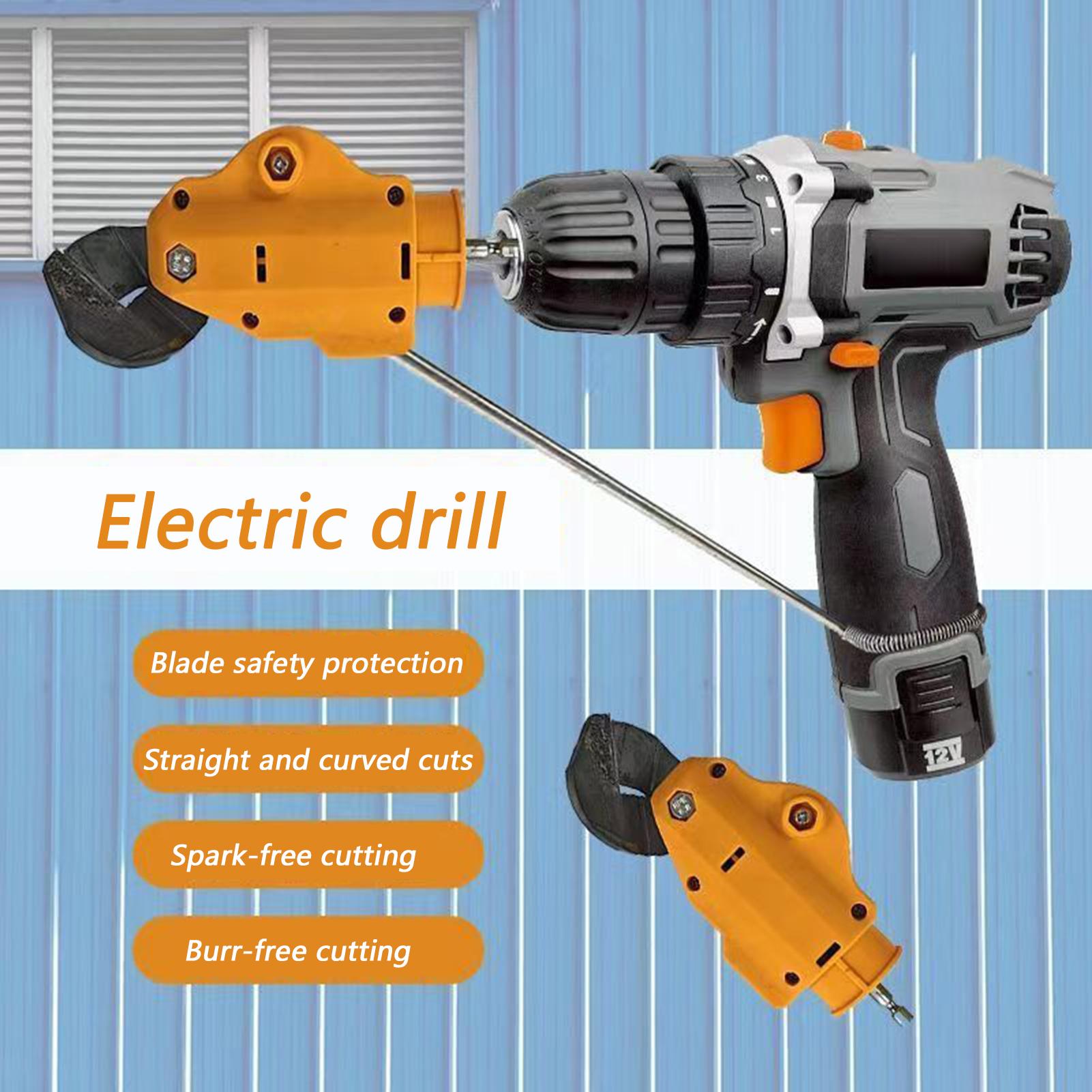

Насадка-ножницы по металлу для дрели, насадка-ножницы для электроинструмента, аксессуар для мастерской, запчасть для электроинструмента для резки железа CHINA