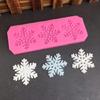 DIY Snowflakes Shape Fondant Mold Baking Gadgets Cake Baking Accessories 5 Types