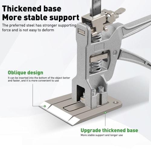 GHDVOP Mini Jack Stand, Claw Jack, Hand Jack, 200kg Capacity, Lab Tile Leveling System, Door Board Lifter, Stainless Steel, Labor-Saving, Mini Lifting