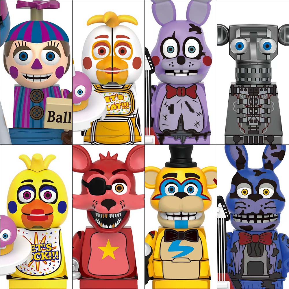 Ungiftig @Gg1001 Anime Cartoon Modellsteine Schrecklicher Thriller Mini Kompatibel Zusammenbau Puzzle Spielzeug Bausteine Kinder Geburtstagsgeschenke