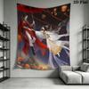 Heavenly Official's Blessing Wall Tapestry Aesthetic Wall Hanging Printed Fabric Blanket Decorative Tapestries for Bedroom Living Room Home Decor