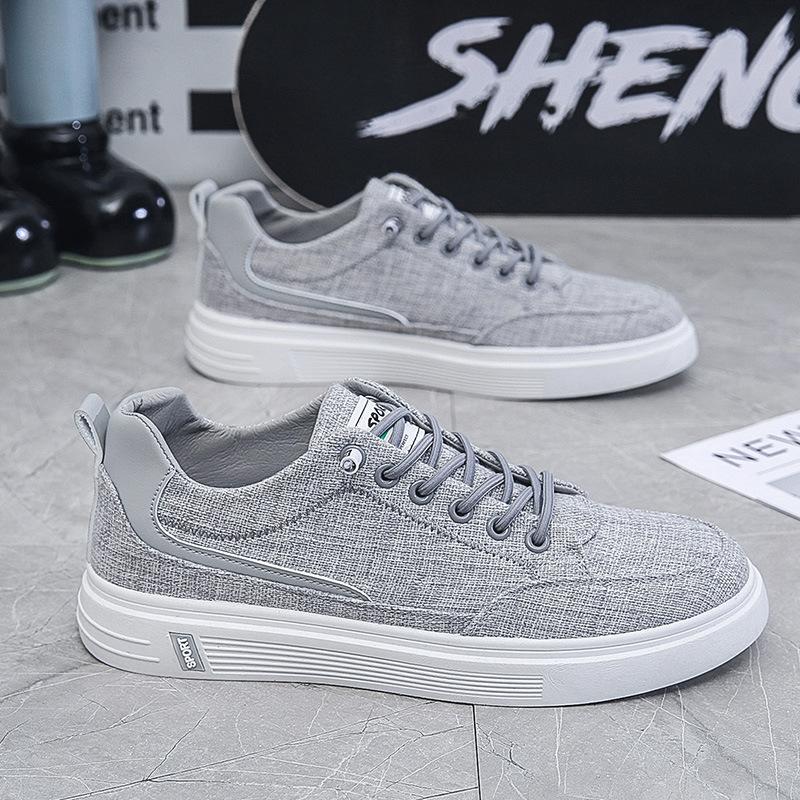 Men's Shoes Spring Summer Autumn Breathable Canvas Shoes Casual Board Shoes