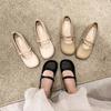 Mary Jane Shoes Women's Spring 2026 New Shallow Soft Sole Vintage Casual Shoes Comfortable Lightweight Women's Ballet Flats