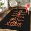 1Pc Snack Adventure Rug, Office Carpet Indoor Outdoor Doormat, Non-Slip, Comfortable, Living, Christmas Halloween, Xmas Gift L1482