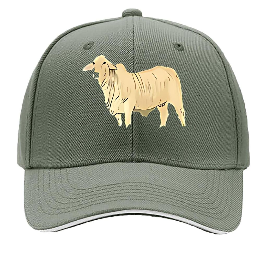 Minimalist Cow Art Print Home Decor Hip Hop Hat Fashion Outdoor Sports Sandwich Baseball Cap