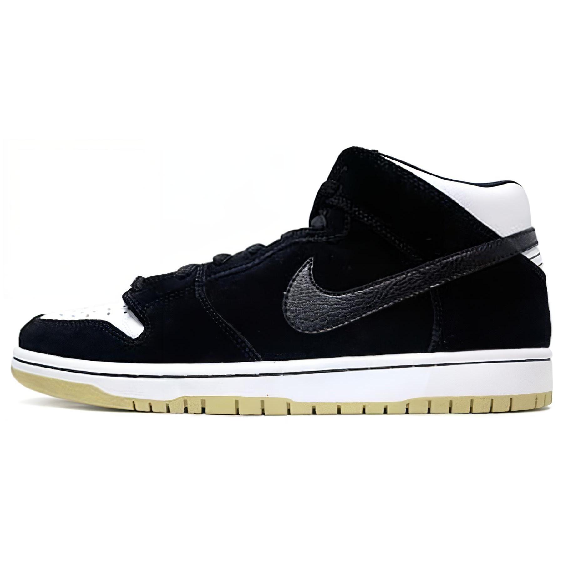 

Новые Nike Sb Dunk Mid Черный Белый Резина 314383-013 42