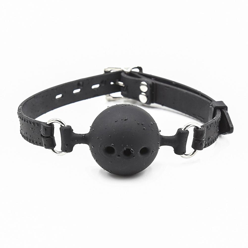 Silicone Ball Mouth Gag Couple Sex Toy