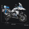 High Tech 1:5 Motorcycle City Sports Rapid Racing Motorbike Locomotive Modular Brick Model Building Block Boy Gift Toy