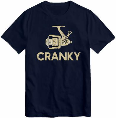 Cranky T-Shirt Funny Fisherman Fishing Lovers Gift for Dad Grandad Father Top
