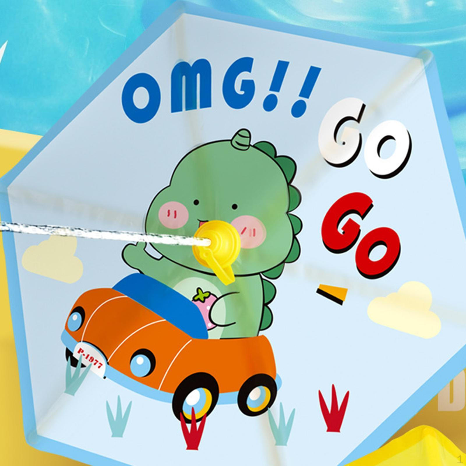 

Іграшка-бризкалка у формі парасольки Мила Легка Зручна для гри Компактна Гра Пляж для заднього двору Dinosaur