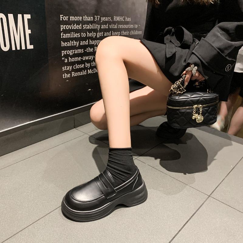 New one-pedal J waterproof and non-slip thick-soled women's spring and autumn advanced women's shoes heightening kitchen work shoes