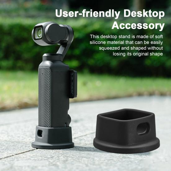 Kamera Desktop-Ständer Ladeanschlussdesign mit hohler breiter Kompatibilität flexible Silikonhalterung