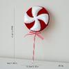 Multicolor Christmas Lollipop Decorations Foam Cartoon Candy Cane Hanging Pendants  New  Xmas Home Party Decor Navidad