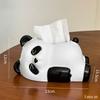 Nouvelle Boîte à Mouchoirs Panda Mignonne Décoration de Bureau de Salon Décoration de Maison Boîte à Mouchoirs Panda Dessin Animé Créatif