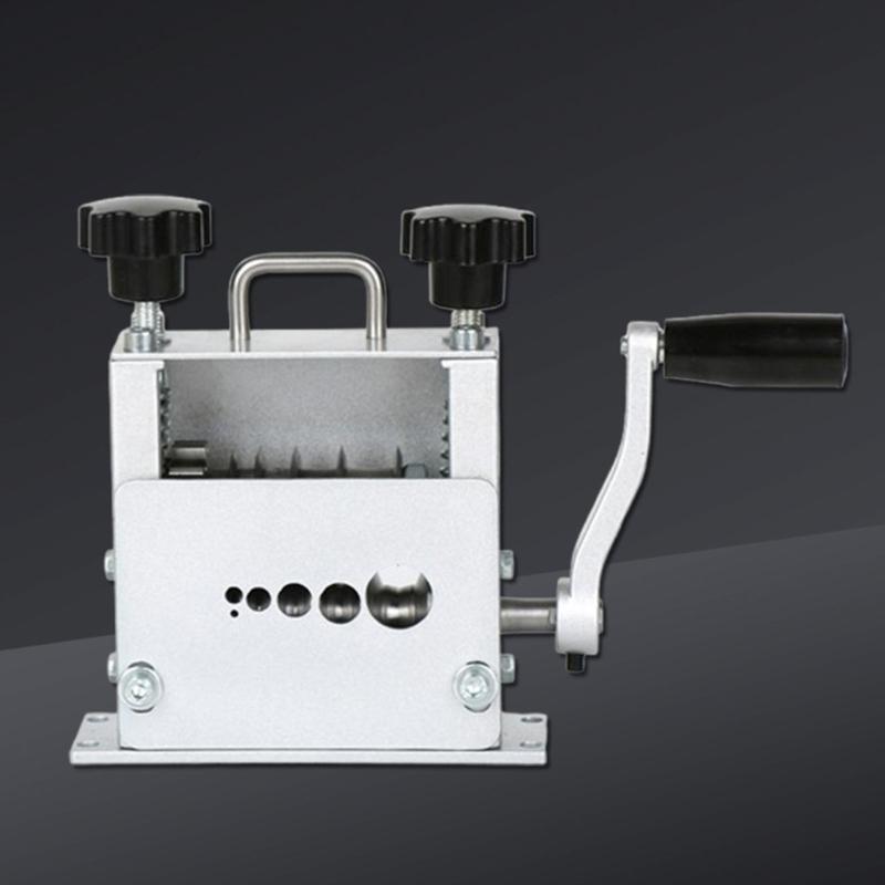 Manual Wire Stripper Machine Drill Power Hand Crank Wire Stripper Tool With 6 Channel and 5 Blade Wire Stripping Tool