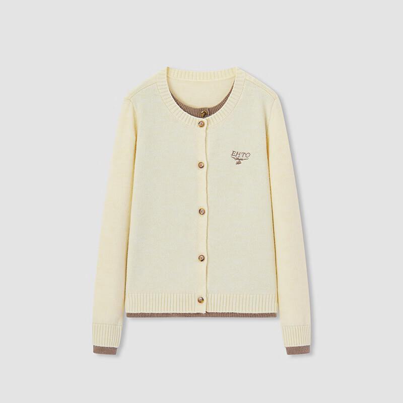 EICHITOO Color Block Long Sleeve Knit Sweater