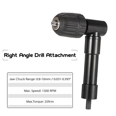 0.8-10mm Sağ Açı Viraj Uzatma 90 Derece Matkap Ataşmanı Adaptör Aracı