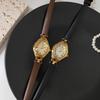 Women's Antique Watches Delicate Temperament Roman Numerals Quartz Wristwatch Leather Bracelet Waterproof Ladies Watches