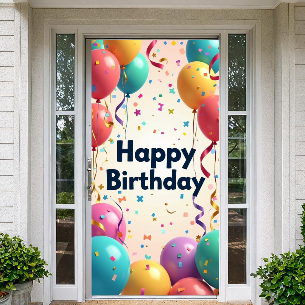 Hanging Birthday Decoration Balloon Decoration Birthday Banner For Kids Adults Celebration