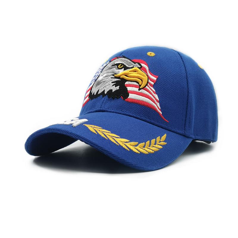 Unisex USA Adler Stickerei Baseballkappen Outdoor Verstellbar Frühling und Herbst Lässiger Sonnenschutzhut