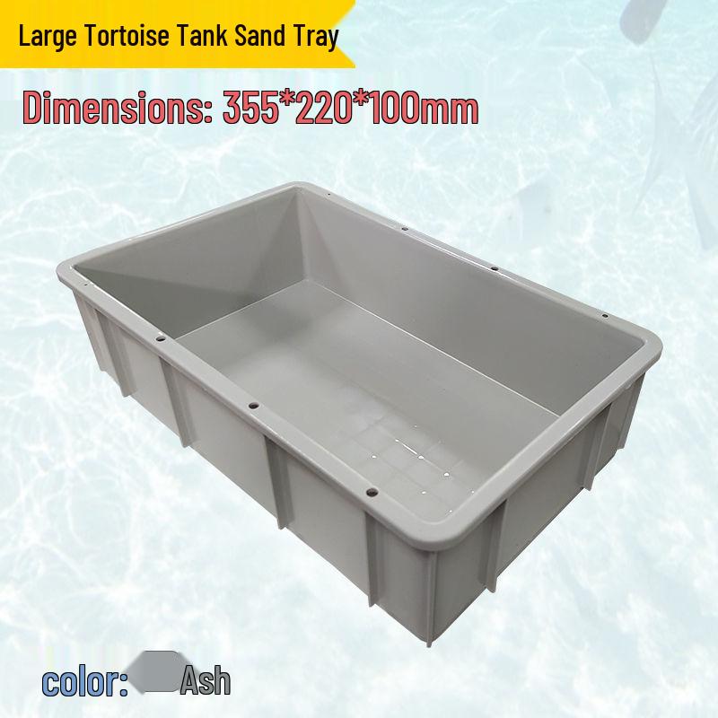 Large Plastic Turtle Tank with Sunning Platform and Breeding Box