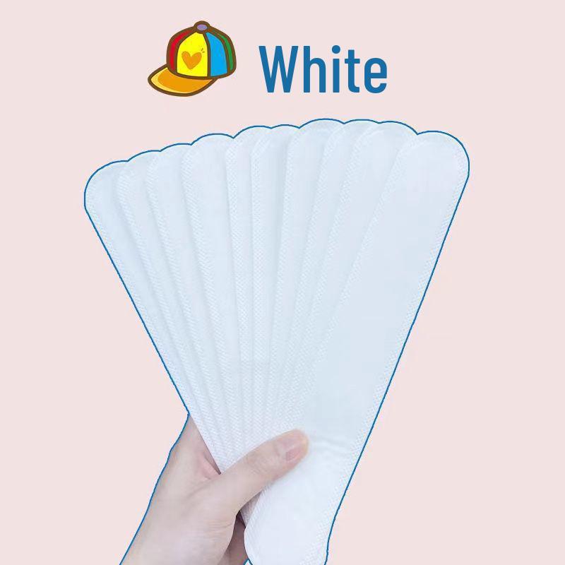 

Disposable Sweat-Absorbing Hat Brim Sticker - Anti-Stain Polymer Strip for Military Training & Baseball Caps.