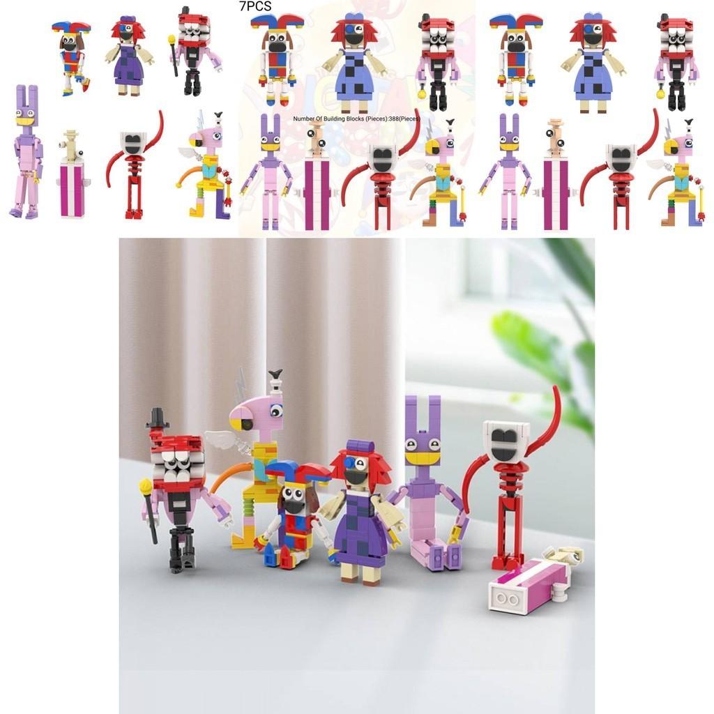 Fantastisches digitales Zirkus-Baustein-DIY-Plastikspielzeug