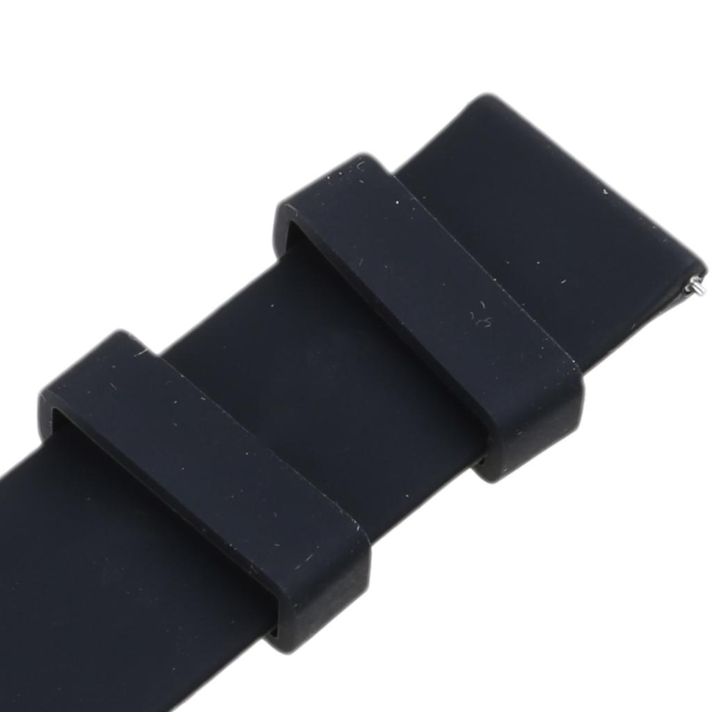 22/20mm Adjustable Sport Silicone Washable Replacement Strap Soft Wristband Bracelets Waterproof Washable Quick Release