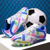 Low-top football shoes tf broken nails artificial flat AG nails leather feet boys and girls children and adolescents students training shoes