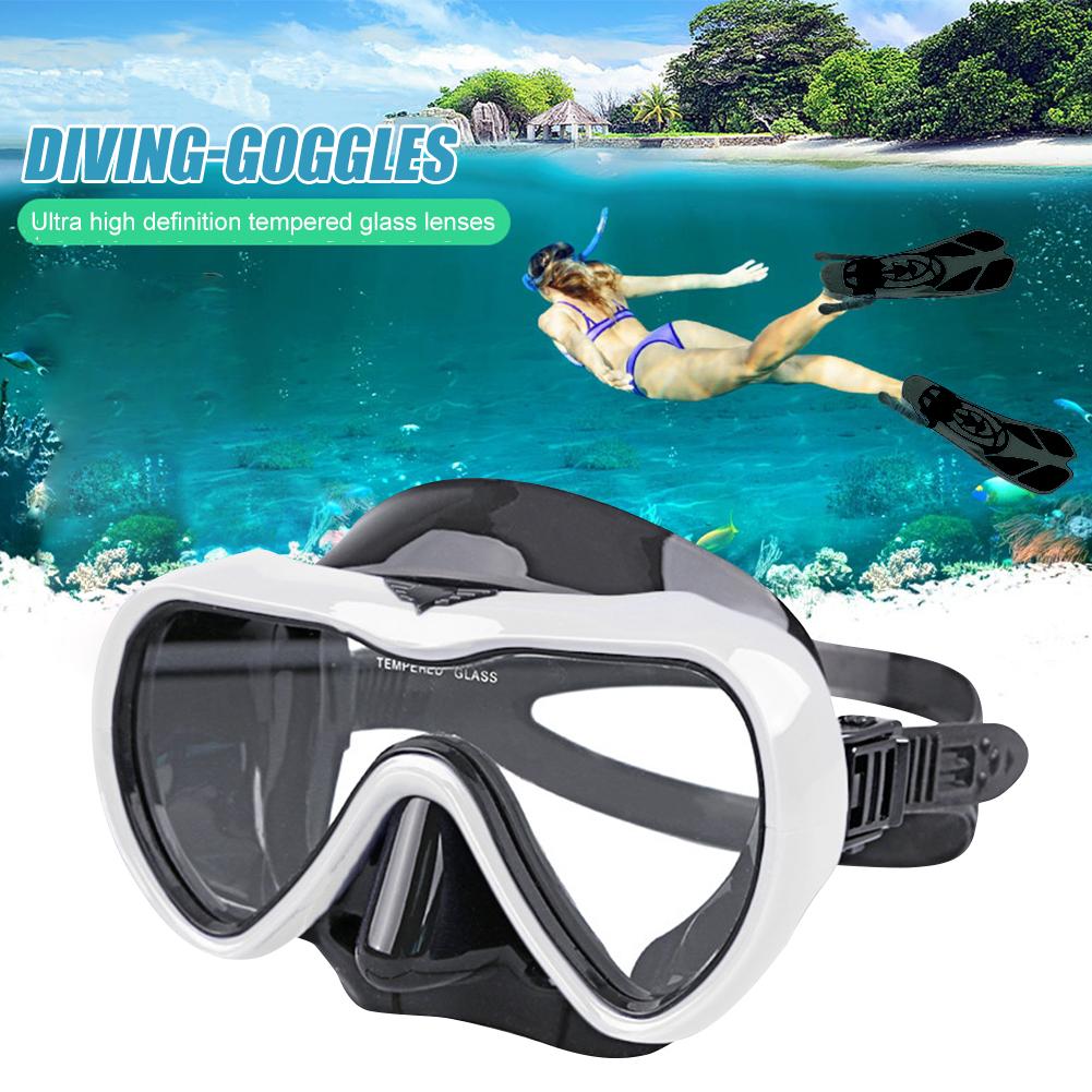 Professional Scuba Diving Mask HD Anti-fog Adult Diving Glasses Waterproof Snorkeling Swimming Goggles for Men Women Water Sport