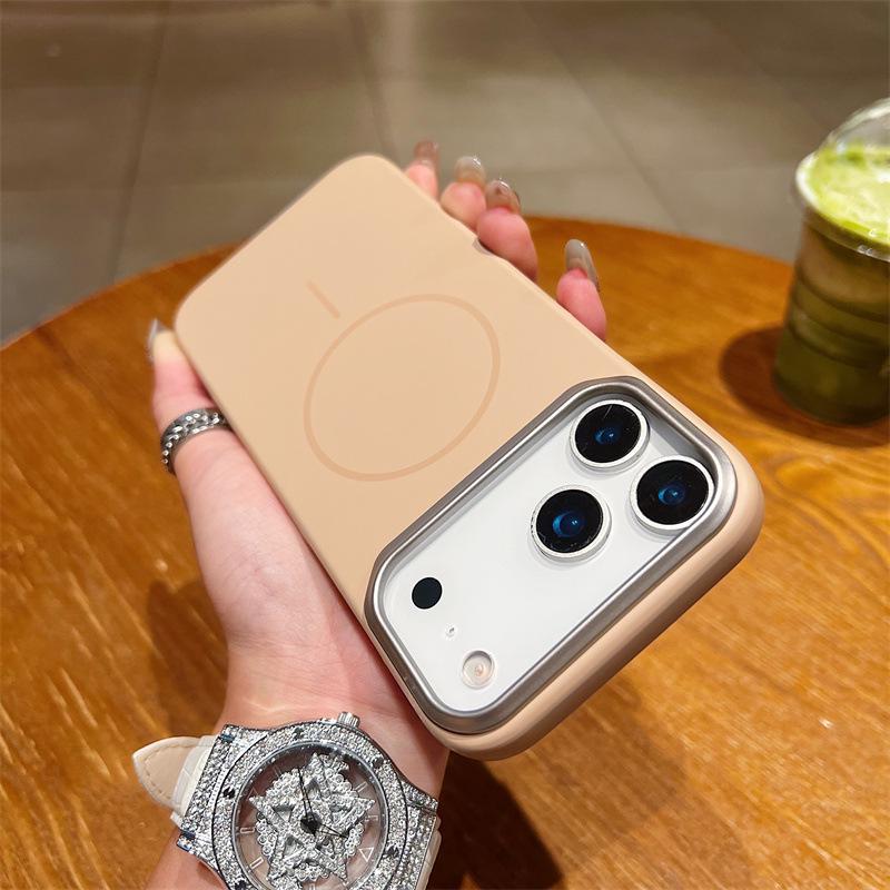 iPhone 17 Air Magnetische Hülle, Mattes PC Stoßfestes Cover für Apple 16, 15 Pro Max