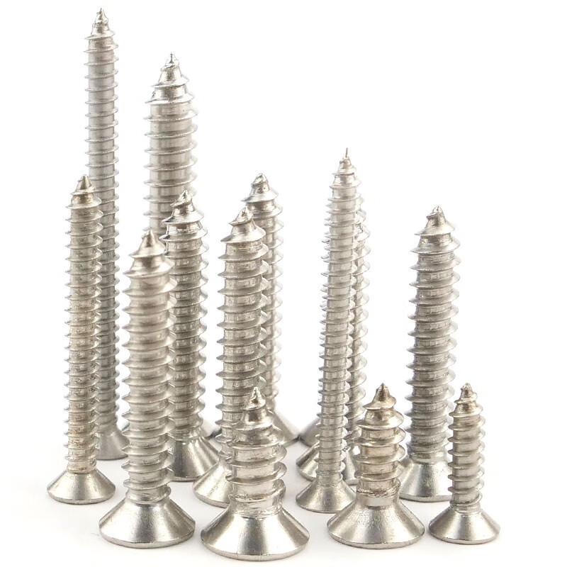 Bingyu 304 Stainless Steel Phillips Countersunk Self-Tapping Screw Kit